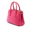 Prada Mini Saffiano Lux Galleria Double Zip Satchel Secondhand