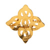 Chanel CC Gold Plated Twisted Brooch Secondhand