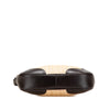 Burberry Leather Trimmed Raffia Crossbody Secondhand