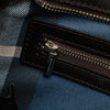 Burberry Leather Trimmed Raffia Crossbody Secondhand