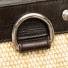 Burberry Leather Trimmed Raffia Crossbody Secondhand