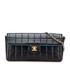 Secondhand Chanel Chocolate Bar Lambskin East West Flap