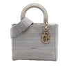 Dior Medium Embroidered Canvas Cannage Lady D Lite Secondhand