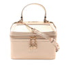 Bvlgari Metallic Leather Vanity Bag Secondhand