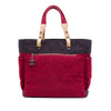 Chanel Large Quilted Canvas Paris Biarritz Tote Secondhand