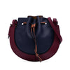 LOEWE Small Leather Colorblock Horseshoe Crossbody Secondhand