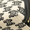Celine Triomphe Emroidered Canvas Clutch On Chain Secondhand