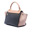 Celine Small Tricolor Leather Trapeze Satchel Secondhand