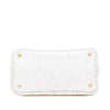 Prada Small Denim Canapa Logo Satchel Secondhand