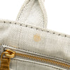 Prada Small Denim Canapa Logo Satchel Secondhand