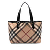 Burberry Supernova Check Coated Canvas Tote Secondhand
