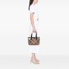 Burberry Supernova Check Coated Canvas Tote Secondhand
