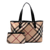 Burberry Supernova Check Coated Canvas Tote Secondhand