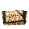 Gucci Small GG Marmont Raffia Crossbody Secondhand