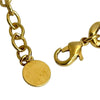 Dior Gold Plated Lacquered CD Logo Chain Necklace Secondhand