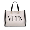 Valentino Medium Canvas Rockstud VLTN Tote Secondhand