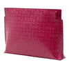 LOEWE Embossed Calfskin Anagram Repeat T Pouch Secondhand