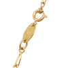 Chanel CC Gold Plated Strass Round Pendant Necklace Secondhand