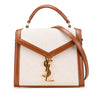 Saint Laurent Mini Canvas Monogram Cassandra Top Handle Bag Secondhand