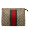 Gucci GG Supreme Web Clutch Secondhand