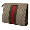 Gucci GG Supreme Web Clutch Secondhand