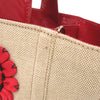 Prada Canvas Mistolino Floral Basket Satchel Secondhand