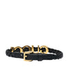 Gucci Calfskin Leather Braided Logo Bracelet Secondhand