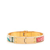 Hermès Narrow Enamel Hinge Bracelet GM Secondhand