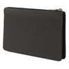 Fendi Grained Leather Roma Selleria Zip Clutch Secondhand