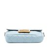 Fendi Mini Zucca Embossed Leather Baguette Satchel Secondhand