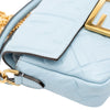 Fendi Mini Zucca Embossed Leather Baguette Satchel Secondhand