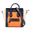 Celine Nano Tricolor Leather Luggage Tote Secondhand