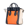 Celine Nano Tricolor Leather Luggage Tote Secondhand