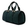 Burberry Nubuck Bow Barrel Top Handle Bag Secondhand