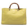 Gucci Large Calfskin Bamboo Shopper Satchel Secondhand