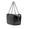 Chanel Large CC Quilted Patent Brilliant Camera Bag Secondhand