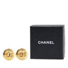 Chanel Gold Plated CC Logo Clip-on Earrings Secondhand