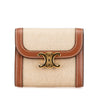 Celine Triomphe Canvas Tri-fold Wallet Secondhand