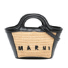 Marni Micro Calfskin and Raffia Effect Tropicalia Satchel Secondhand