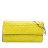 Dior Lambskin Cannage Lady Dior Wallet On Chain Secondhand