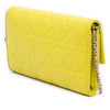 Dior Lambskin Cannage Lady Dior Wallet On Chain Secondhand