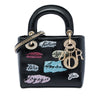 Dior Mini Calfskin Beaded Lady Dior Secondhand