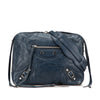 Secondhand Balenciaga Lambskin Motocross Classic Reporter Crossbody