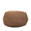 Chanel Small CC Quilted Suede On My Shoulder Drawstring Bucket Bag Secondhand
