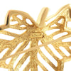 Dior Gold Plated Leaf Brooch Secondhand