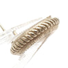 Chanel Gold Plated CC Twisted Round Push Back Earrings Secondhand