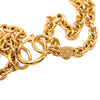Chanel Gold Plated Faux Pearl Multistrand Pendant Necklace Secondhand