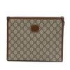 Gucci GG Supreme Retro Interlocking G Clutch Secondhand