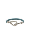Hermès Palladium Plated and Woven Swift Jumbo H Bracelet Secondhand