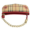 Secondhand Burberry Haymarket Check Coated Canvas Clara Pochette